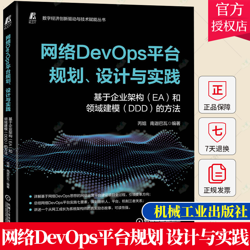 正版 网络DevOps平台规划 设计与实践 基于企业架构EA和领域建模DDD的方法 丙姐 南迦巴瓦 网络DevOps落地实践指南书籍