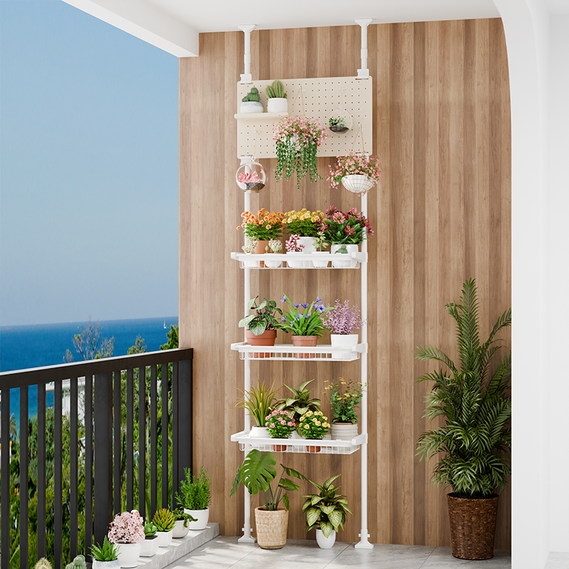 顶天立地多层花架多肉花盆架