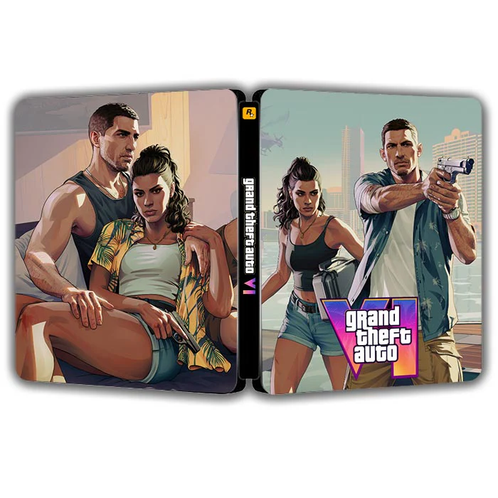 GTA6 海外定制版 PS4/PS5游戏铁盒（仅铁盒）
