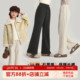 童装 微喇长裤 洋气裤 儿童休闲修身 子2026秋冬款 布丁哈鲁冬装