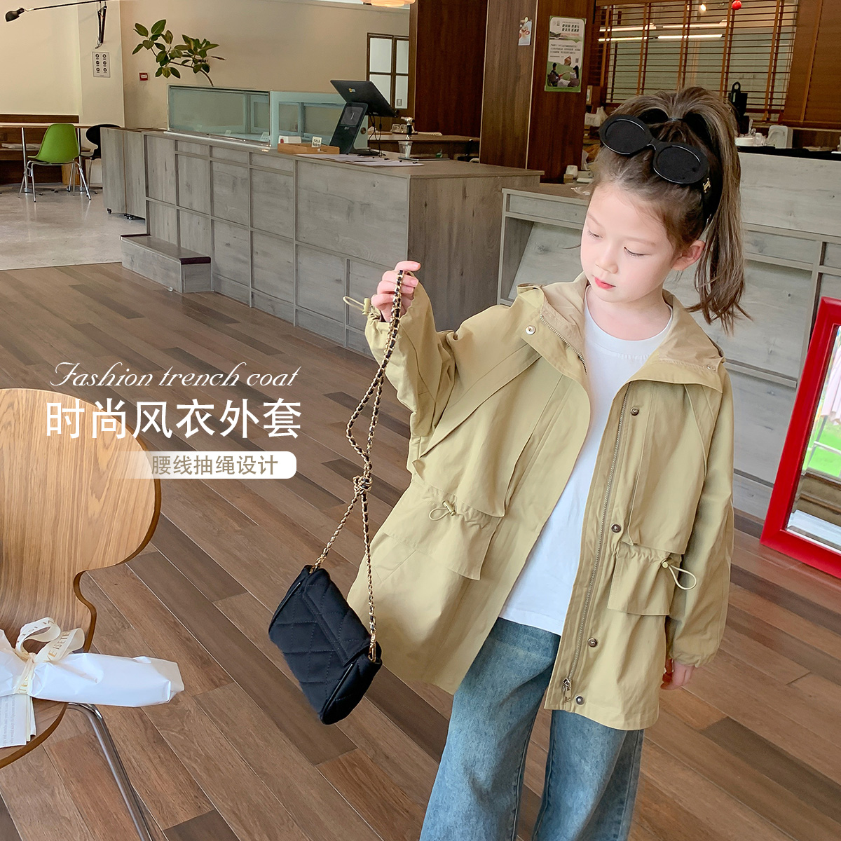 秋季新款儿童风衣宝宝外套