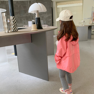 布丁哈鲁童装 新款 儿童休闲连帽外套女童洋气上衣宝宝秋装 2026秋季