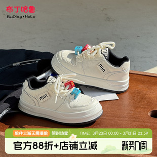 布丁哈鲁童装春装女童洋气鞋子2026春秋季新款透气休闲百搭运动鞋