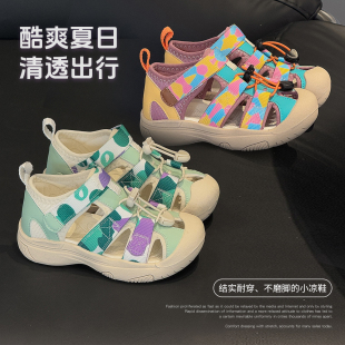 儿童洋气软底休闲鞋 布丁哈鲁童装 子 新款 2026夏季 夏装 女童百搭凉鞋