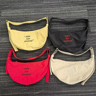 布丁哈鲁童装夏装女童洋气小包2026夏季新款学生单肩字母斜挎包