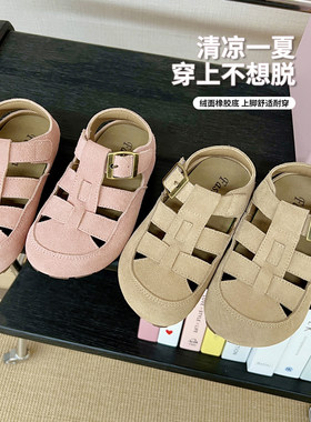 布丁哈鲁童装夏装女童凉鞋2026夏季新款儿童洋气百搭软底休闲鞋子