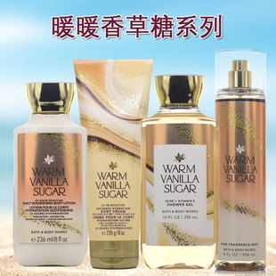 Works 美国BBW暖暖香草糖身体乳香氛喷雾三倍滋润霜系列Bath&Body