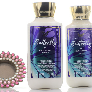 BBW蝴蝶Butterfly香氛保湿 Bath&BodyWorks 身体乳液236ml美国正品