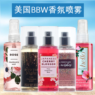 Works日本樱花 美国BBW身体香水喷雾75ml香氛清爽集合Bath&Body