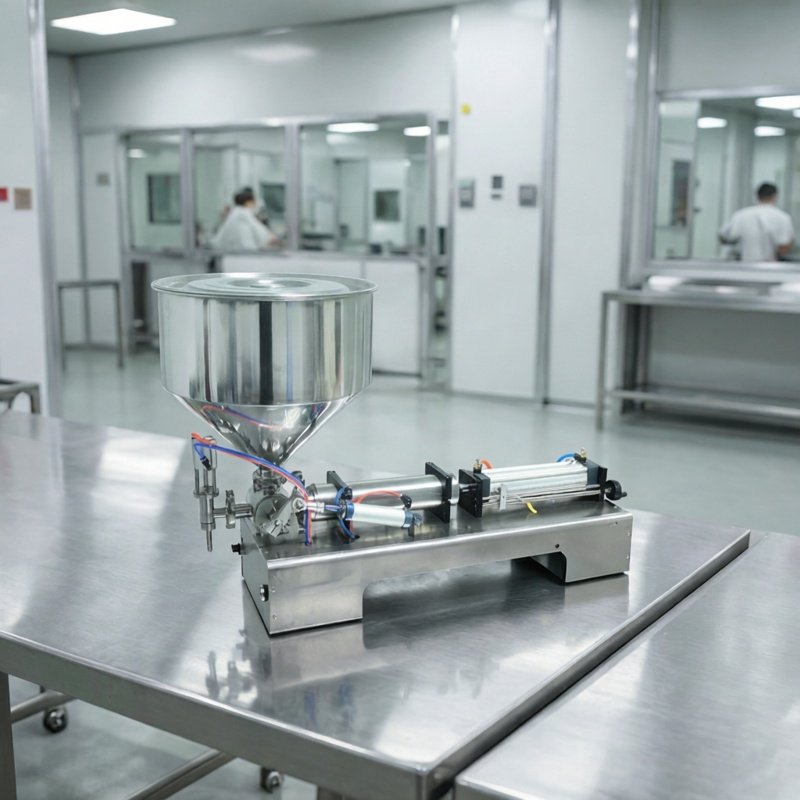 单头膏体灌装机3ml-15000ml食品卫生级膏液两用型灌装充填设备