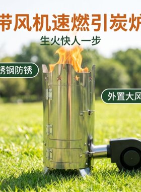引炭炉带风机养碳炉助燃
