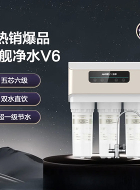 安吉尔净水器2605ROB60家用V6五芯精滤直饮厨下净水机大流量500G