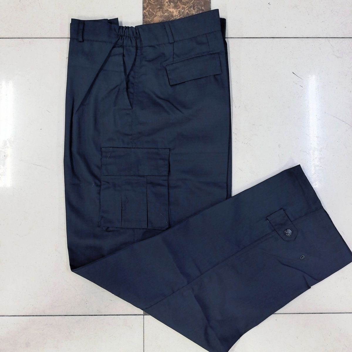 作训裤男网格训练裤春秋藏青加厚特训作训服裤夏季耐磨宽松战术裤