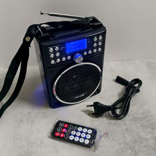 大屏幕大喇叭多波段收音机插电式