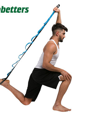 跳体操瑜珈伸展带拉筋带菊花绳瑜伽吊床配件菊花带绳扁带扬格拉力