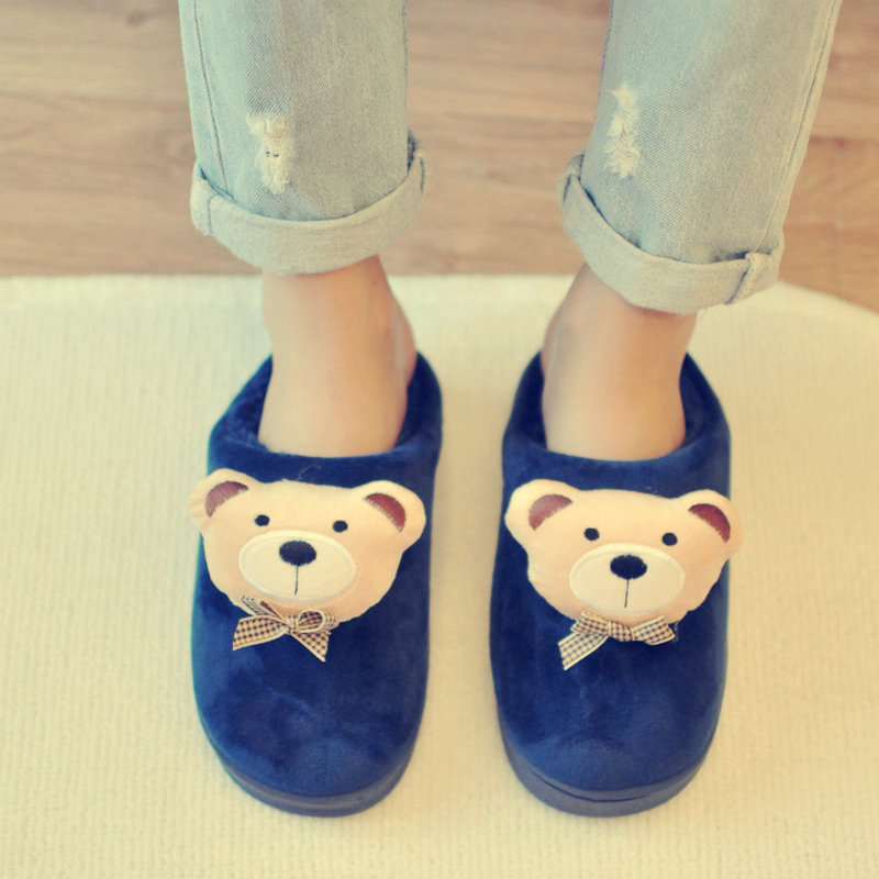 Pantoufles enfants en suède pour hiver - semelle caoutchouc - Ref 1035913 Image 1