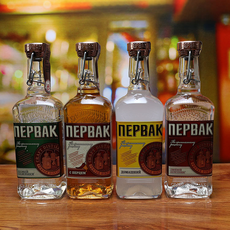 原瓶进口俄罗斯比尔瓦克伏特加配制酒500ml 40%度单支鸡尾酒洋酒