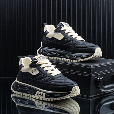 高级感潮牌时尚运动休闲阿甘鞋男