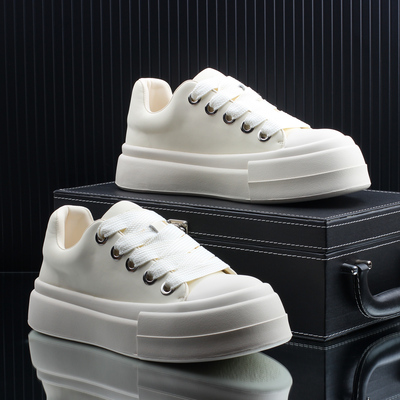 2025新款厚底小白鞋男款简约高级