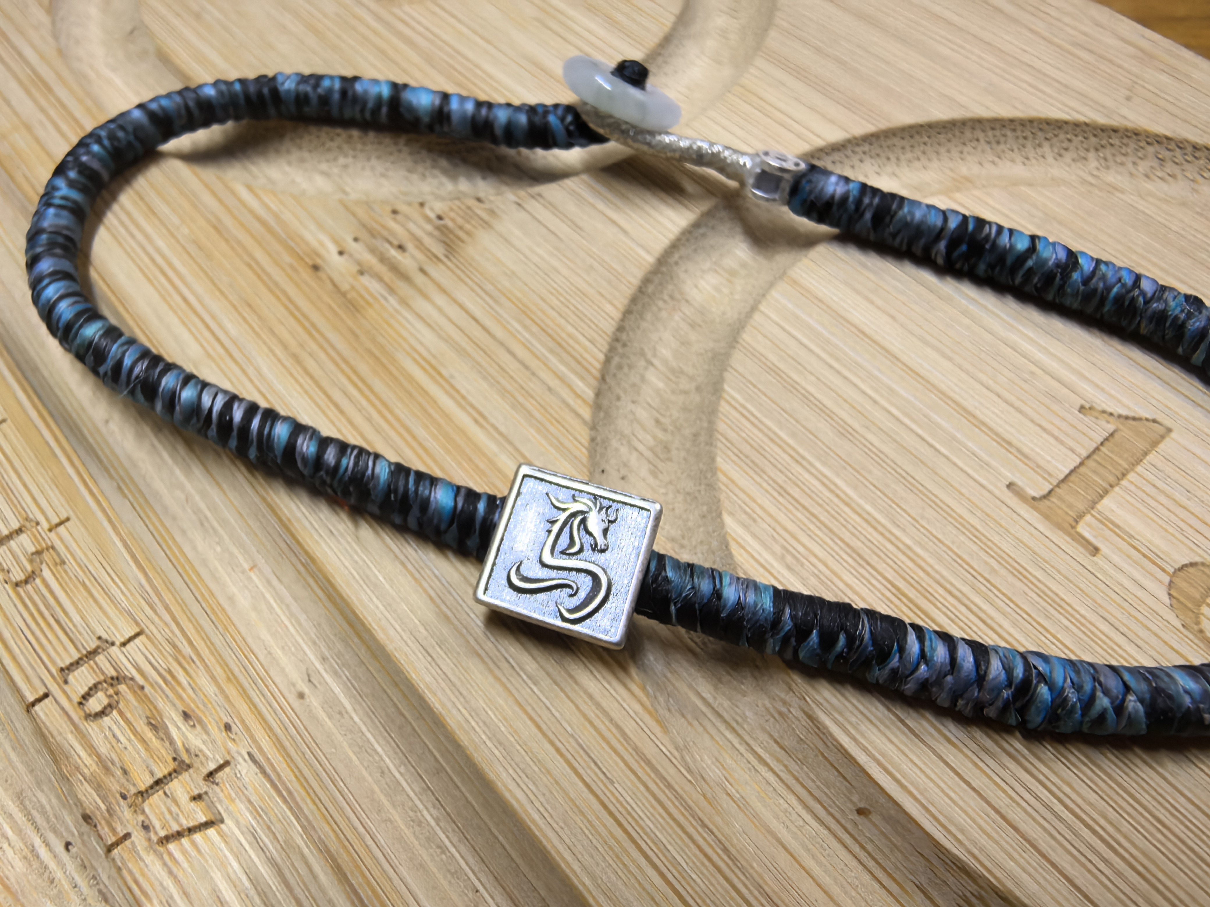 藏式高光泰蜡DIY酷蓝黑925银马年马上有钱手绳,手围20-21,可定制,饰品/流行首饰/时尚饰品新,银饰手链,淘宝优惠券,粉丝福利购,淘宝优惠卷