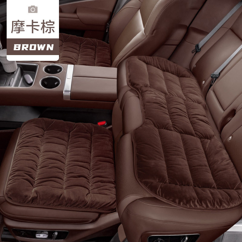 适用宝马x3系x5系x1x2x4x6短毛绒冬季汽车坐垫新款棉保暖冬天座垫