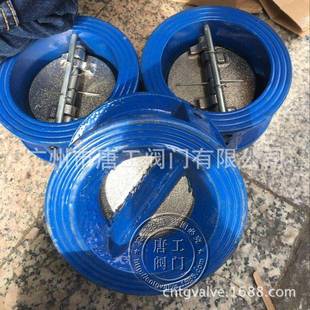 厂家直供双瓣式对夹蝶阀止回阀 双瓣对夹蝶式单向阀 双瓣式逆流阀