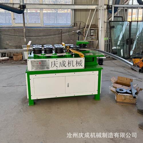 89CNC多轮弯管机管材大棚膜结构加工大棚弯弧加工设备厂