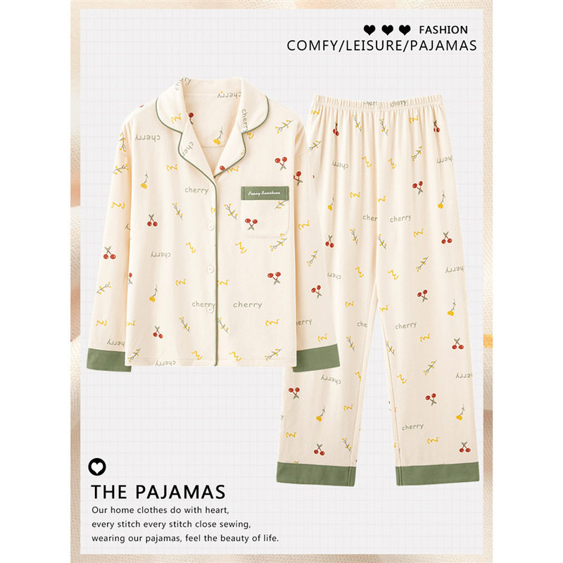 睡衣女款100%纯棉春秋季2025年新款长袖薄款全棉可外穿家居服套装,女士内衣/男士内衣/家居服,睡袍/浴袍,淘宝优惠券,粉丝福利购,淘宝优惠卷