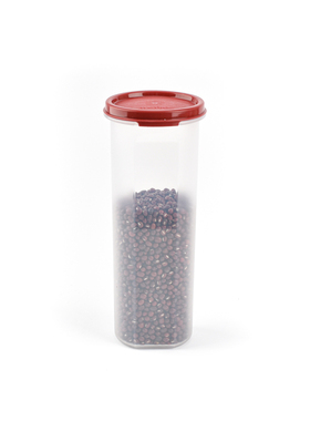 特百惠  890ml仙女罐干货储藏盒塑料圆形美式密封罐保鲜盒粮食