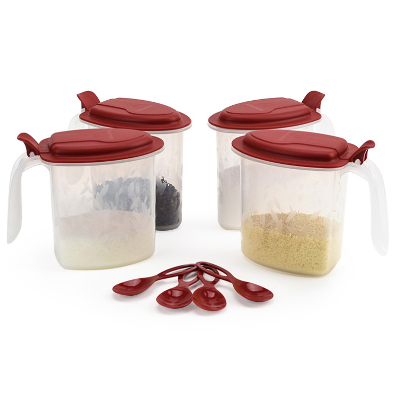 特百惠500ml大嘴蛙调料盒保鲜盒