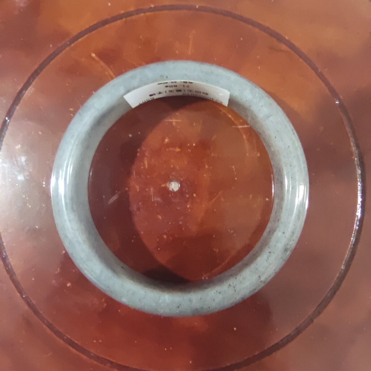和田玉籽料墨玉青花手镯硬度高密度大无纹无裂口60宽18.8厚8mm。