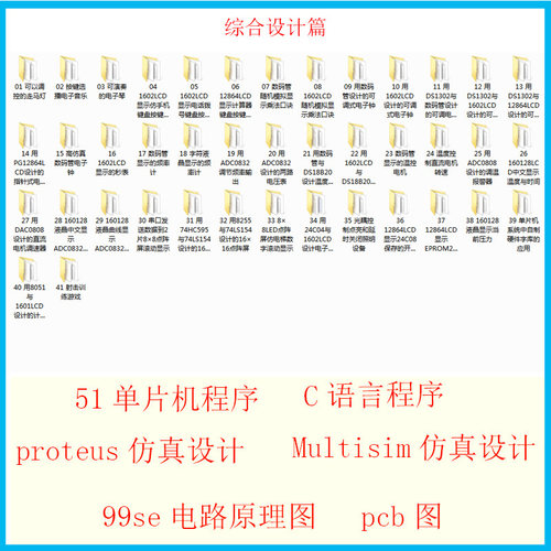 代写51单片机程序proteus仿真设计AD电路图代画实物定做pcb图定制