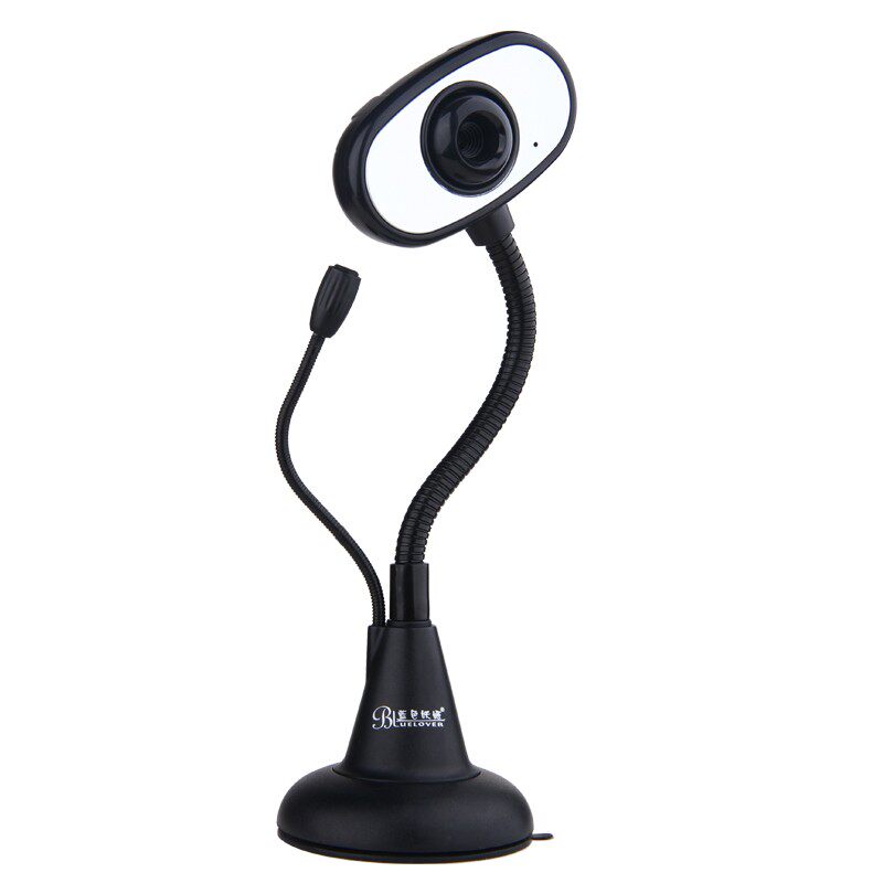 蓝色妖姬C20高清免驱摄像头带麦克风笔记本台式电脑通用视频头