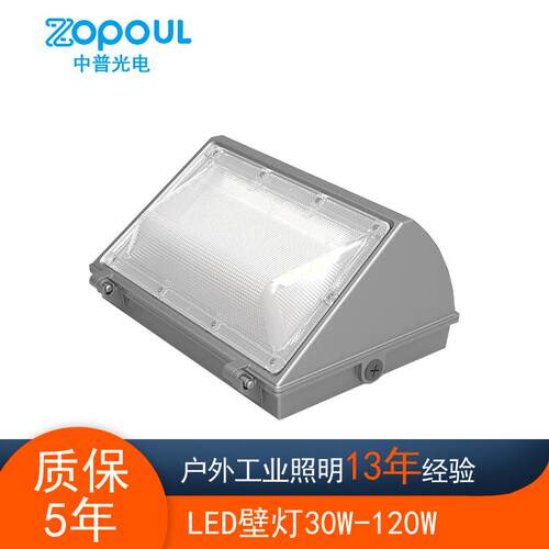 中普光电WL-C厂家直销PC罩美式壁灯LED户外照明灯50W100W