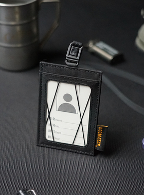 DOOMGEAR透明XPAC工卡包考杜拉420D工卡套快拆扣超薄工作证件套