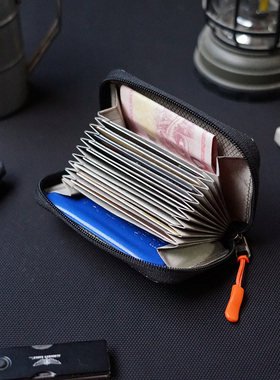 DOOMGEAR机能风琴卡包防消磁驾驶证防盗刷薄大容量银行卡证件卡夹