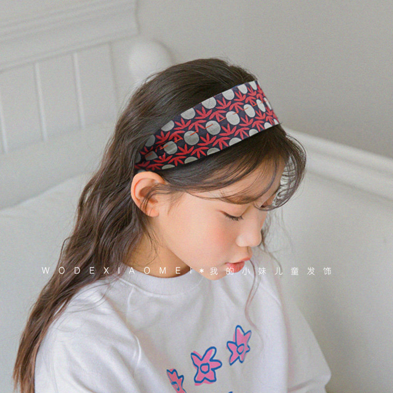 我的小妹儿童发箍韩国正品波点公主发卡简约潮百搭防滑女童宽头箍