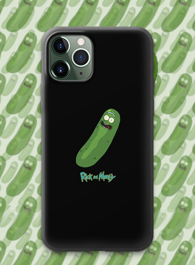 酸黄瓜rick适用于苹果华为oppo小米欧美动画瑞克和莫蒂定制手机壳