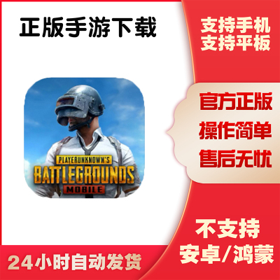 PUBG手游刺激战场国际服版吃鸡手游平板版游戏
