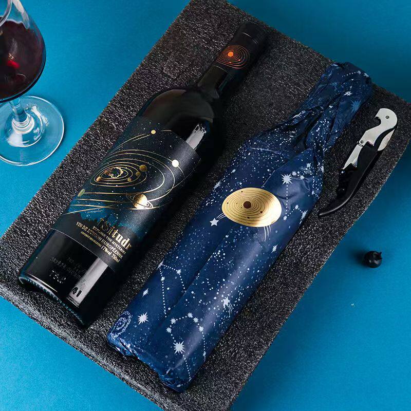 稀有17度法国原料进口700ml/瓶干红葡萄酒双支礼盒装送礼聚会酒水