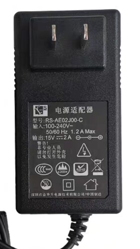万利达音响户外广场舞拉杆音箱原配电源充电器RS-AE02J00-C 15V2A