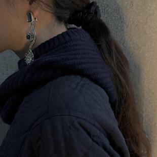 Bow 羊绒高领巴拉克拉法帽 2024 文艺 搭配神器 「秋冬」法式