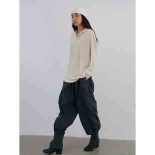 Bow 无纽扣老钱风针织polo衫 2025 50年代经典 「秋」100桑蚕丝