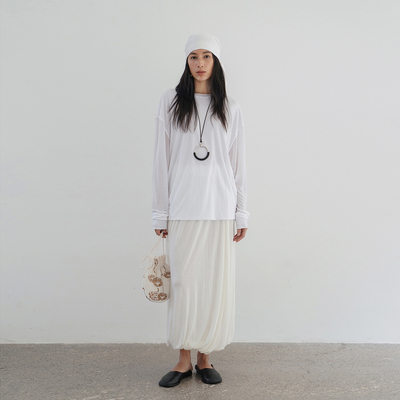 ABow2025宽松H版型针织上衣T恤