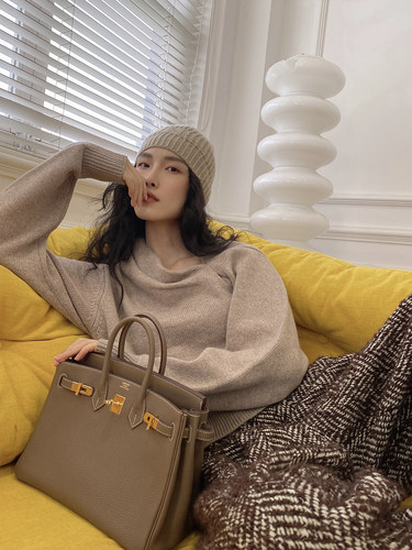 ABow2022重磅山羊绒扭领毛衫