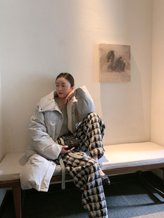 羽绒服女冬季 保暖羊羔毛内胆长款 Bow2023滑雪系列重磅90白鸭绒