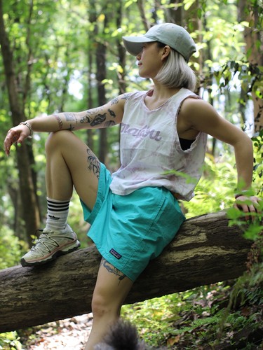 宽松速干美式复古户外巴塔短裤