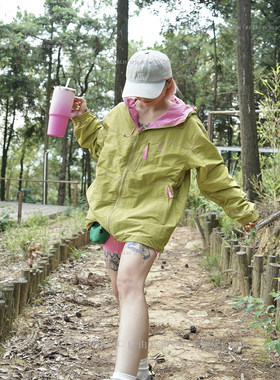 《山野脉络》秋冬户外山系休闲冲锋衣防水防风徒步登山运动外套