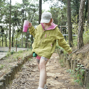 秋冬户外山系休闲冲锋衣防水防风徒步登山运动外套 山野脉络