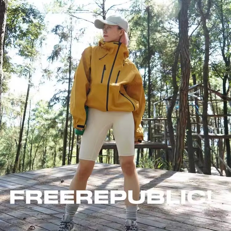 山系户外防水防风冲锋衣硬壳压胶